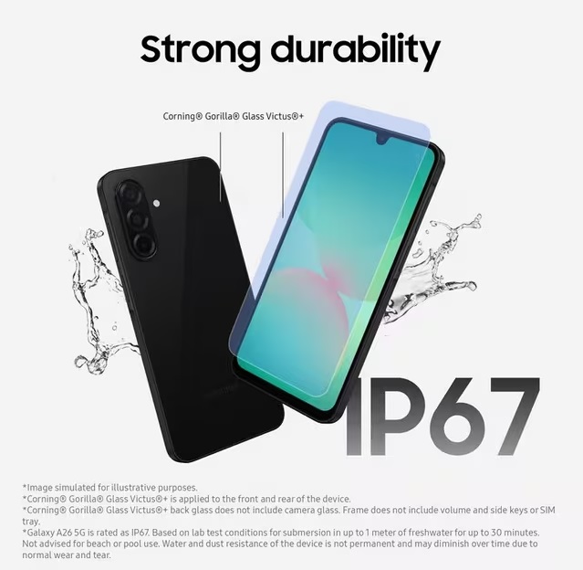Samsung Galaxy A26 6.7'' 5G Smartphone 8GB RAM 256GB Unlocked SIM